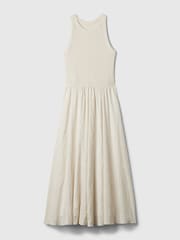 Natur - Gap Ärmelloses Midikleid aus Baumwolle - Bild 6 von 8