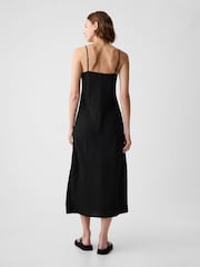 Gap Black Slip Midi Dress - Image 2 of 3