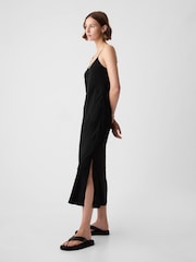 Gap Black Slip Midi Dress - Image 3 of 3
