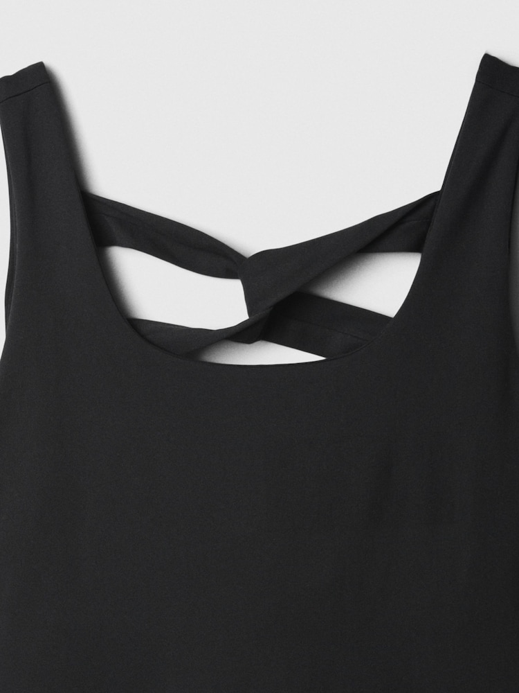 Gap Black Studio Twist Back Support Tank Top - Image 4 of 4