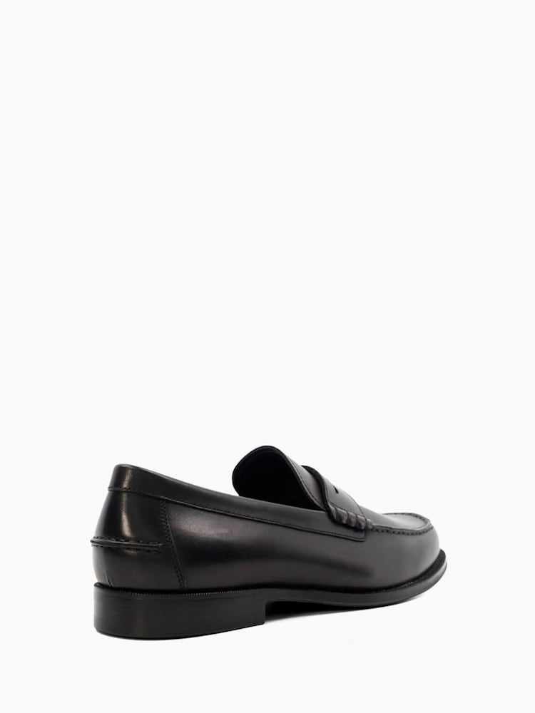 Dune London Black Samson Penny Loafers - Image 2 of 4