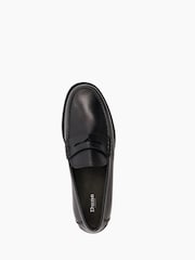 Dune London Black Samson Penny Loafers - Image 4 of 4