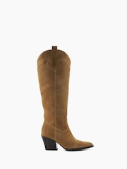 Braun - Dune London Tennessee Westernstiefel mit hohem Schaft - Bild 3 von 6
