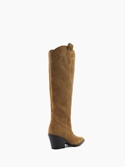Braun - Dune London Tennessee Westernstiefel mit hohem Schaft - Bild 5 von 6