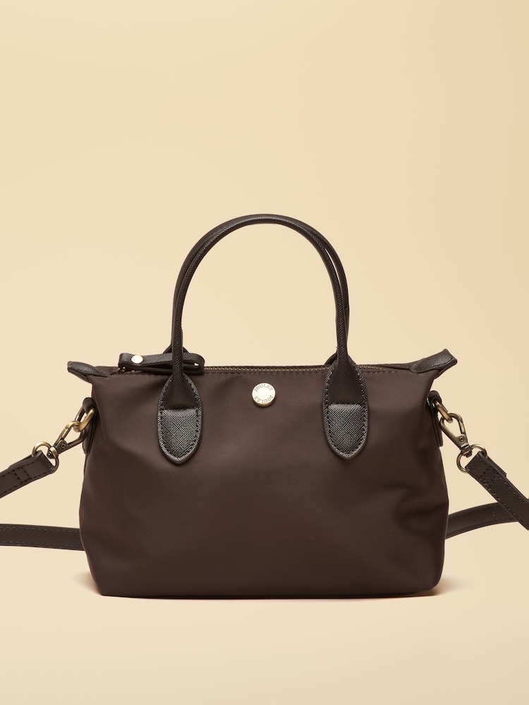 Joules Mini Chocolate Brown Crossbody Handbag - Image 1 of 9 Joules Mini Chocolate Brown Crossbody Handbag - Image 1 of 9