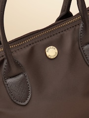 Joules Mini Chocolate Brown Crossbody Handbag - Image 8 of 9