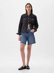 Gap Blue Loose Bermuda Short - Image 3 of 8