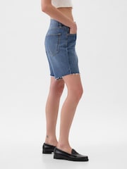 Gap Blue Loose Bermuda Short - Image 6 of 8