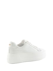 Темно-белый - Dune London Episode Flatform Lace Up Sport Trainers - Image 3 of 5