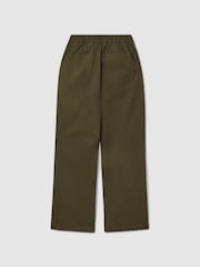 Reiss Sage Colter 3-9 yrs Elasticated Waist Cotton Blend Trousers - Image 2 of 3