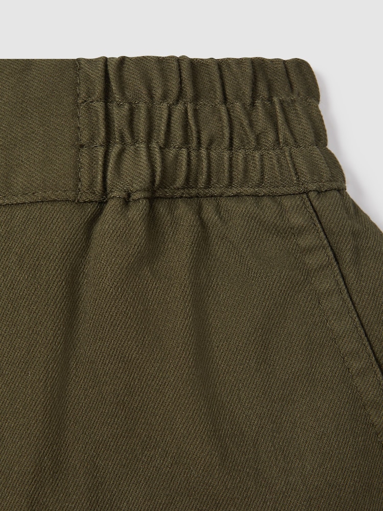 Reiss Sage Colter 3-9 yrs Elasticated Waist Cotton Blend Trousers - Image 3 of 3