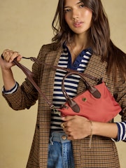 Joules Mini Rust Orange Crossbody Handbag - Image 4 of 10