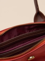 Joules Mini Rust Orange Crossbody Handbag - Image 6 of 10