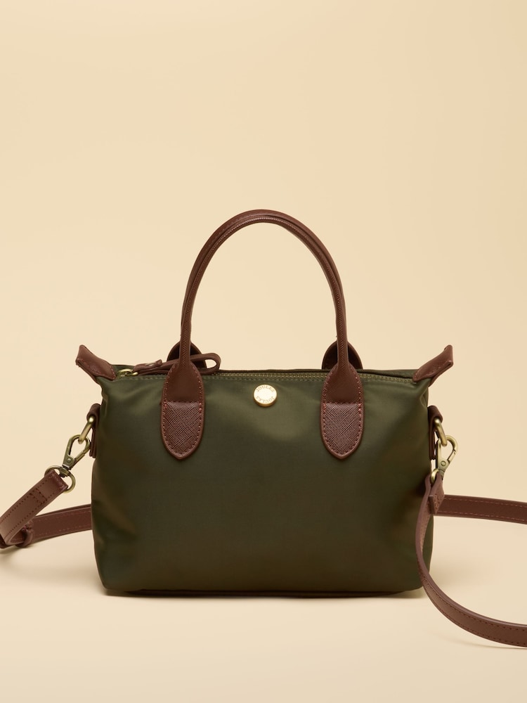 Joules Mini Khaki Green Crossbody Handbag - Image 1 of 8 Joules Mini Khaki Green Crossbody Handbag - Image 1 of 8