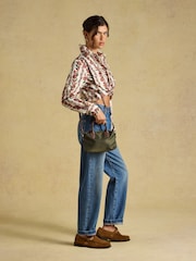 Joules Mini Khaki Green Crossbody Handbag - Image 2 of 8