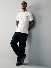 Berghaus White Mountain Art Short Sleeve 100% Cotton White T-Shirt - Image 3 of 5