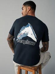 Berghaus Black Mountain Art Short Sleeve 100% Cotton T-Shirt - Image 1 of 6