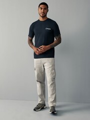 Berghaus Black Mountain Art Short Sleeve 100% Cotton T-Shirt - Image 2 of 6