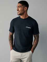 Berghaus Black Mountain Art Short Sleeve 100% Cotton T-Shirt - Image 3 of 6