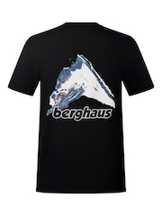 Berghaus Black Mountain Art Short Sleeve 100% Cotton T-Shirt - Image 6 of 6