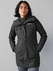 Berghaus Black Omeara Long Shell Waterproof Jacket - Image 1 of 8