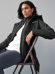 Berghaus Black Omeara Long Shell Waterproof Jacket - Image 4 of 8