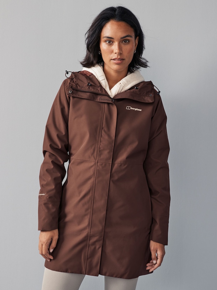 Berghaus Brown Omeara Long Jacket - Image 1 of 6