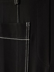 Reiss Kylie Hose mit weitem Bein und Kontrastnähten - Bild 6 von 6