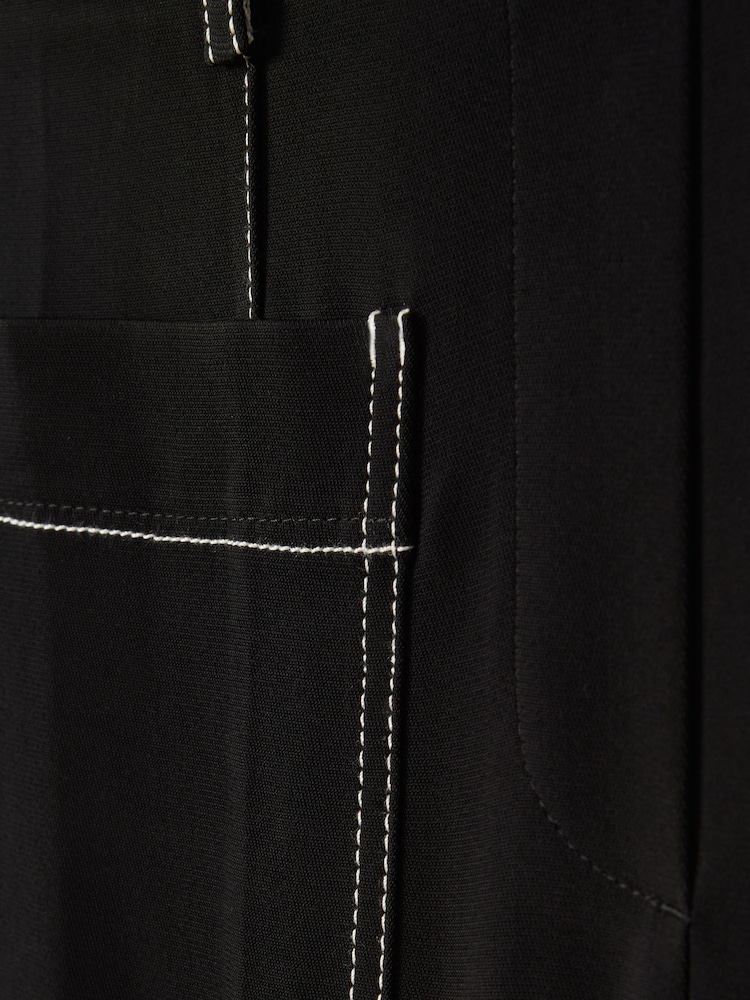 Reiss Kylie Hose mit weitem Bein und Kontrastnähten - Bild 6 von 6