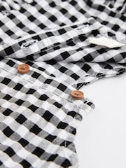 Black/White Gingham Baby Dress and Leggings Set - Image 10 of 11