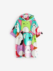 Multi Squishmallows Oversized Hooded Towelling 100% Cotton Cover-Up (5-16yrs) - Image 1 of 3