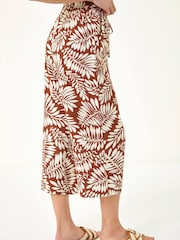 Roman Brown Petite Cropped Trousers - Image 3 of 5