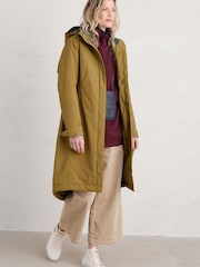 Seasalt Cornwall Yellow Janelle Waterproof Coat - Image 5 of 8