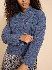 White Stuff Blue Luna Jacket - Image 4 of 7
