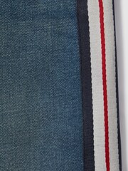 Reiss Blue Marie 4-9 yrs Side Stripe Straight Leg Jeans - Image 5 of 6
