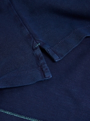 White Stuff Blue 100% Cotton Utility Polo Shirt - Image 7 of 7