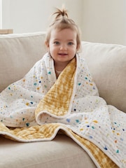 Aden + Anais White Essentials Cotton Muslin Blanket - Image 1 of 6