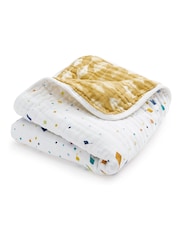 Aden + Anais White Essentials Cotton Muslin Blanket - Image 2 of 6