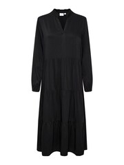 Saint Tropez Edina Long Sleeve Black Midi Dress - Image 5 of 6