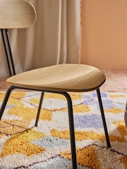 MADE.COM Set of 2 Oak Tambo Dining Chairs - Image 2 of 4