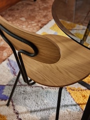 MADE.COM Set of 2 Oak Tambo Dining Chairs - Image 3 of 4