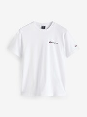 Champion Crewneck White 100% Cotton T-Shirt - Image 1 of 2