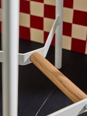 MADE.COM White and Oak Kabin Bar Stool - Image 4 of 4