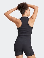 adidas Black Long Rib Vest - Image 3 of 7