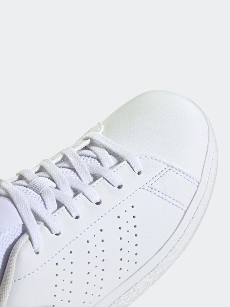 Weiß-grün - adidas Advantage Base 2.0 Lace Junior Trainers - Bild 9 von 9 Weiß-grün - adidas Advantage Base 2.0 Lace Junior Trainers - Bild 9 von 9