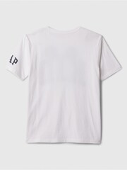 Gap Disney-Grafik-Logo Kurzarm-T-Shirt mit Rundhalsausschnitt aus Baumwolle (4-13Jahre) - Bild 2 von 4