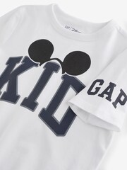 Gap Disney-Grafik-Logo Kurzarm-T-Shirt mit Rundhalsausschnitt aus Baumwolle (4-13Jahre) - Bild 4 von 4