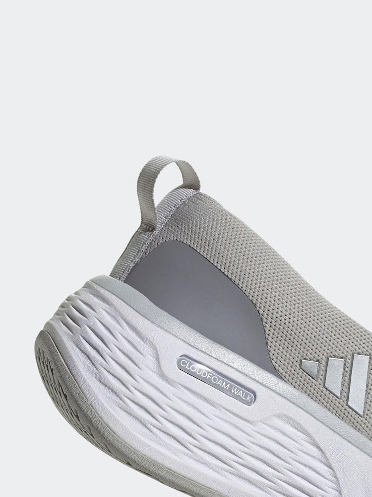 adidas Grey Cloudfoam Go Lounger Shoes - Image 9 of 9