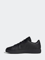 adidas Black Kids Advantage Base 2.0 Trainers - Image 2 of 9