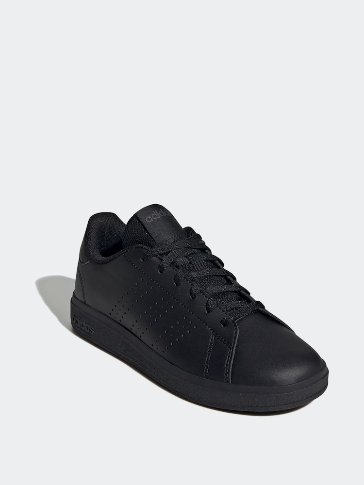 adidas Black Kids Advantage Base 2.0 Trainers - Image 3 of 9